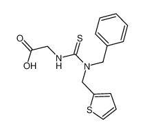 ({[Benzyl(thien-2-ylmethyl)amino]-carbonothioyl}amino)acetic acid 656815-31-5