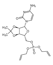 112677-92-6 diallyl (((3aR,4R,6R,6aR)-6-(4-amino-2-oxopyrimidin-1(2H)-yl)-2,2-dimethyltetrahydrofuro[3,4-d][1,3]dioxol-4-yl)methyl) phosphate