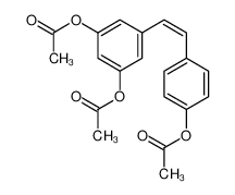 3-乙酰氧基-5-[2-(4-乙酰氧基-苯基)-乙烯基]-苯乙酸酯