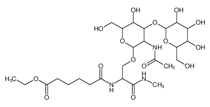 100496-14-8 structure, C26H45N3O15