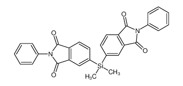 68669-78-3 structure, C30H22N2O4Si