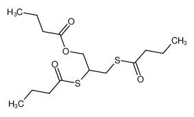 2,3-bis(butanoylsulfanyl)propyl butanoate 58428-97-0