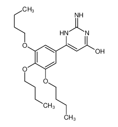 915398-98-0 2-amino-6-(3,4,5-tributoxyphenyl)-1H-pyrimidin-4-one