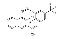 4-[[2-Chloro-5-(trifluoromethyl)phenyl]azo]-3-hydroxy-2-naphthalenecarboxylic acid 52238-94-5