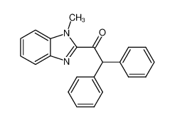 57301-77-6 spectrum, 2-(Diphenylacetyl)-1-methylbenzimidazole