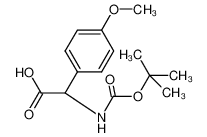 叔丁氧基羰基氨基-(4-甲氧基-苯基)-乙酸