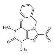 7-benzyl-1,3-dimethyl-8-nitro-3,7-dihydro-purine-2,6-dione 155581-78-5