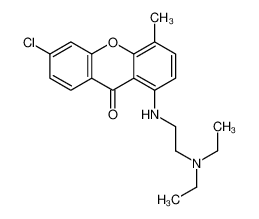 3761-70-4 6-chloro-1-[2-(diethylamino)ethylamino]-4-methylxanthen-9-one