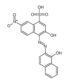 25747-08-4 structure, C20H13N3O7S