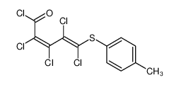 65910-62-5 structure, C12H7Cl5OS