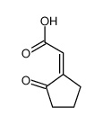 2-(2-oxocyclopentylidene)acetic acid 89966-37-0