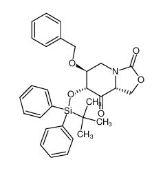 164164-47-0 (6S,7R,8aR)-6-(benzyloxy)-7-((tert-butyldiphenylsilyl)oxy)tetrahydro-3H-oxazolo[3,4-a]pyridine-3,8(5H)-dione