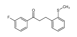 1-(3-氟苯基)-3-[2-(甲硫基)苯基]-1-丙酮
