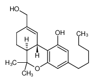 9-(hydroxymethyl)-6,6-dimethyl-3-pentyl-6a,7,8,10a-tetrahydrobenzo[c]chromen-1-ol 26108-40-7