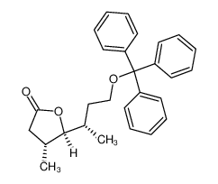 103233-18-7 (4R,5S)-4-Methyl-5-((S)-1-methyl-3-trityloxy-propyl)-dihydro-furan-2-one