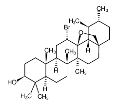 86360-96-5 spectrum, (3S,4aR,6aR,6bS,8aS,11R,12S,12aR,12bS,13S,14aR,14bR)-13-bromo-4,4,6a,6b,11,12,14b-heptamethyloctadecahydro-1H,9H-12b,8a-(epoxymethano)picen-3-ol