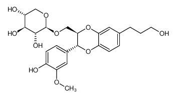 1334770-29-4 (7R,8R)-3-methoxyl-9-O-β-D-xylopyranosyl-4':7,5':8-diepoxyneodiepoxyneolignan-4,9'-diol