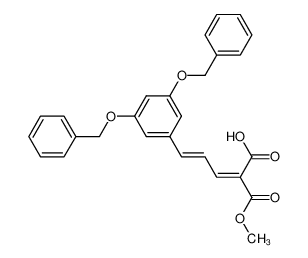 74346-08-0 (2E,4E)-methyl 2-carboxy-5-(3,5-dibenzyloxyphenyl)penta-2,4-dienoate