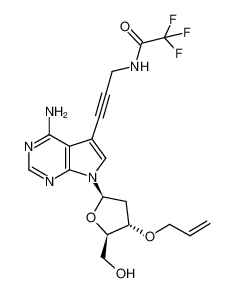 3'-O-allyl-7-deaza-7-[3-[(trifluoroacetyl)amino]prop-1-ynyl]-2'-deoxyadenosine