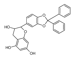 (2R,3S)-2-(2,2-diphenyl-1,3-benzodioxol-5-yl)-3,4-dihydro-2H-chromene-3,5,7-triol 85443-48-7