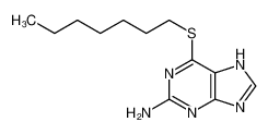 6-heptylsulfanyl-7H-purin-2-amine