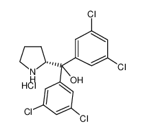 bis(3,5-dichlorophenyl)-[(2R)-pyrrolidin-2-yl]methanol,hydrochloride 131180-61-5