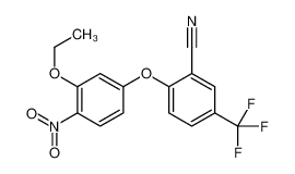 50594-38-2 2-(3-ethoxy-4-nitrophenoxy)-5-(trifluoromethyl)benzonitrile