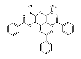34234-44-1 甲基2,3,4-三-O-苯甲酰-α-D-吡喃葡萄糖苷