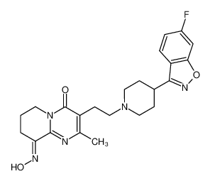 1204248-69-0 spectrum, 3-(2-(4-(6-fluorobenzo[d]isoxazol-3-yl)piperidin-1-yl)ethyl)-9-(hydroxyimino)-2-methyl-6,7,8,9-tetrahydro-4H-pyrido[1,2-a]pyrimidin-4-one