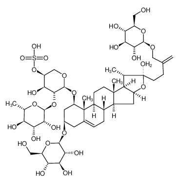 94901-60-7 structure, C50H80O26S