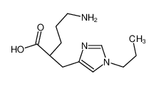 (2S)-5-amino-2-[(1-propylimidazol-4-yl)methyl]pentanoic acid