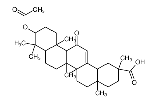 10-acetyloxy-2,4a,6a,6b,9,9,12a-heptamethyl-13-oxo-3,4,5,6,6a,7,8,8a,10,11,12,14b-dodecahydro-1H-picene-2-carboxylic acid 18305-96-9