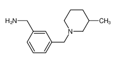 [3-[(3-methylpiperidin-1-yl)methyl]phenyl]methanamine 864685-03-0