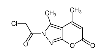 88550-13-4 2-(2-chloroacetyl)-3,4-dimethylpyrano[2,3-c]pyrazol-6-one