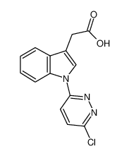 2-[1-(6-chloropyridazin-3-yl)indol-3-yl]acetic acid 339016-30-7