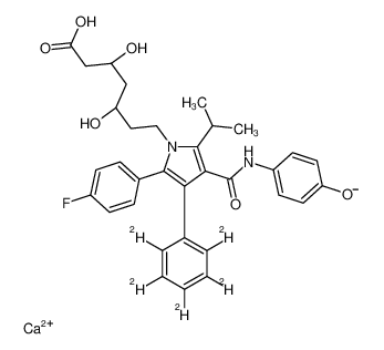 二(4-羟基阿托伐他汀-d5)钙盐