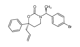 (S)-6-allyl-3-((S)-1-(4-bromophenyl)ethyl)-6-phenyl-1,3-oxazinan-2-one 1114084-55-7