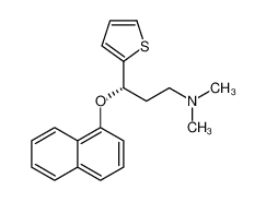 S-(+)-N,N-二甲基-3-(1-萘氧基)-3-(2-噻吩)-丙胺