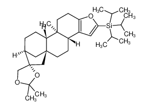 116215-05-5 spectrum, triisopropyl((3b'R,4S,5a'R,8'S,10a'S,10b'R)-2,2,10b'-trimethyl-3b',4',5',8',9',10',10a',10b',11',12'-decahydro-6'H-spiro[[1,3]dioxolane-4,7'-[5a,8]methanocyclohepta[5,6]naphtho[2,1-b]furan]-2'-yl)silane