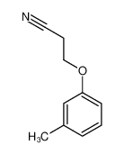 3-(3-methylphenoxy)propanenitrile 25268-06-8