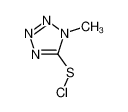 61709-52-2 (1-methyltetrazol-5-yl) thiohypochlorite