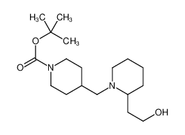 340962-94-9 tert-butyl 4-[[2-(2-hydroxyethyl)piperidin-1-yl]methyl]piperidine-1-carboxylate