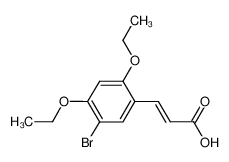 (2E)-3-(5-溴-2,4-二乙氧基苯基)丙烯酸