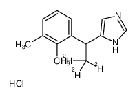 5-[2,2,2-trideuterio-1-(2,3-dimethylphenyl)ethyl]-1H-imidazole,hydrochloride 1246820-20-1