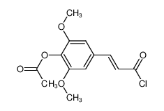 39657-48-2 4-acetoxy-3,5-dimethoxycinnamic acid chloride