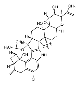 12627-35-9 structure, C37H44ClNO6