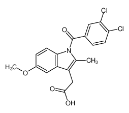 [1-(3,4-dichlorobenzoyl)-5-methoxy-2-methylindol-3-yl]acetic acid 402849-26-7