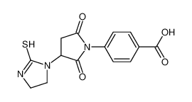 4-[2,5-dioxo-3-(2-sulfanylideneimidazolidin-1-yl)pyrrolidin-1-yl]benzoic acid