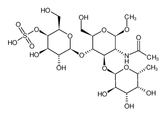 386229-72-7 structure, C21H37NO18S