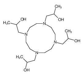 1-[4,7,10-tris(2-hydroxypropyl)-1,4,7,10-tetrazacyclododec-1-yl]propan-2-ol 119167-08-7